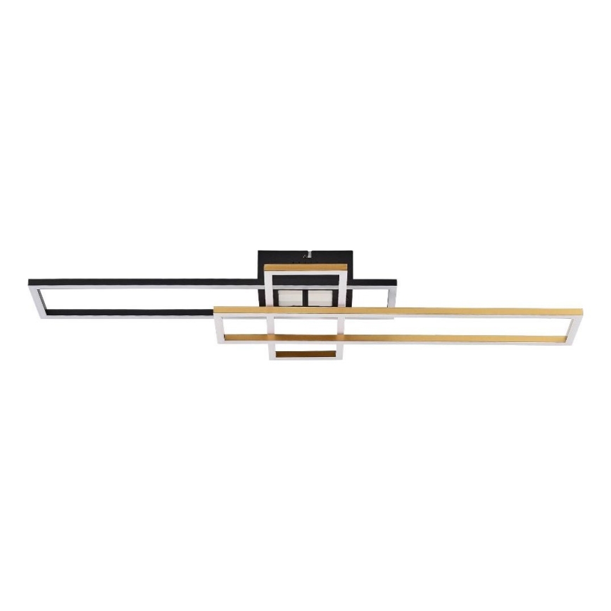 Zuma Line - LED Dimmable φωτιστικό οροφής LED/55W/230V 3000-6000K μαύρο/χρυσό + τηλεχειριστήριο