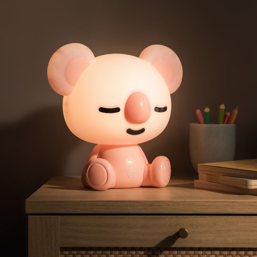 Zuma Line - LED Dimming children's touch επιτραπέζια λάμπα LED/3W/230V κοάZuma Line - LED Dimmable παιδικό επιτραπέζιο φωτιστικό αφής LED/3W/230V κοάλα ροζ	λα ροζ