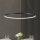 Zuma Line - LED κρεμαστό φωτιστικό με καλώδιο LED/36W/230V 3000/4000/6000K Ø 80 cm μαύρο