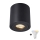 Zuma Line - LED RGBW ρυθμιζόμενο σποτ μπάνιου 1xGU10/4,8W/230V IP44 μαύρο + τηλεχειριστήριο
