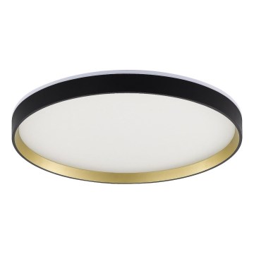 Zuma Line - LED RGBW Φωτιστικό οροφής μπάνιου dimming LED/32W/230V + LED/8W 3000-6000K IP44 μαύρο/χρυσό + τηλεχειριστήριο
