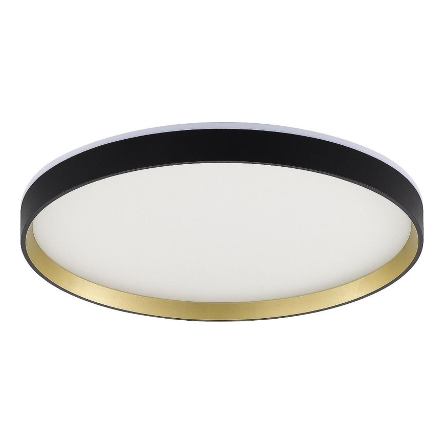 Zuma Line - LED RGBW Φωτιστικό οροφής μπάνιου dimming LED/32W/230V + LED/8W 3000-6000K IP44 μαύρο/χρυσό + τηλεχειριστήριο