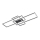 Zuma Line - LED Κρυστάλλινο φωτιστικό οροφής dimming LED/52W/230V 2700-6000K μαύρο + τηλεχειριστήριο