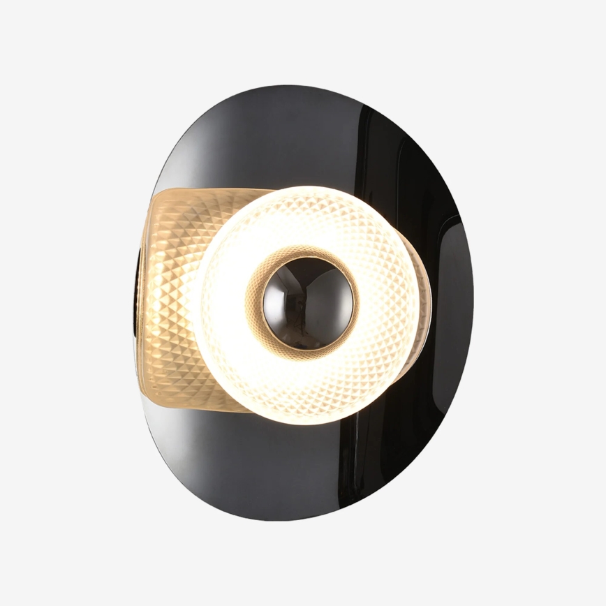 Zuma Line - LED φωτιστικό τοίχου LED/8W/230V μαύρο/καπνιστό μαύρο