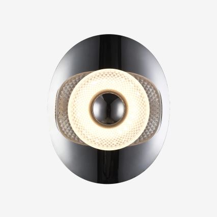 Zuma Line - LED φωτιστικό τοίχου LED/8W/230V μαύρο/καπνιστό μαύρο