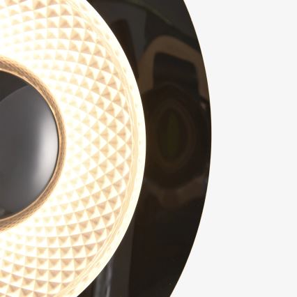 Zuma Line - LED φωτιστικό τοίχου LED/8W/230V μαύρο/καπνιστό μαύρο
