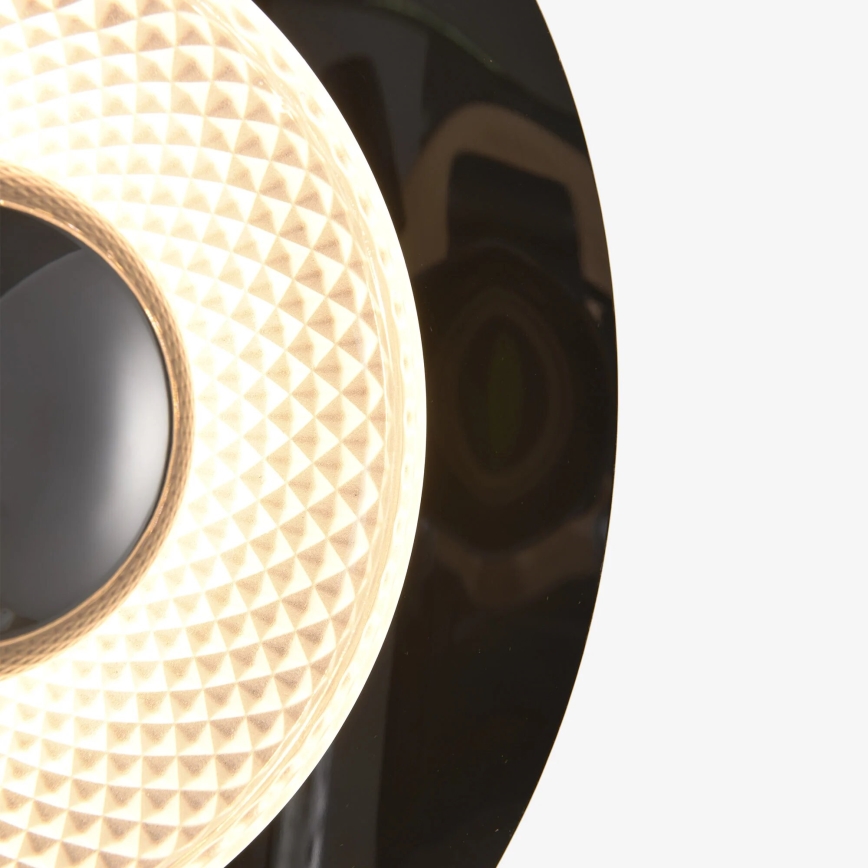 Zuma Line - LED φωτιστικό τοίχου LED/8W/230V μαύρο/καπνιστό μαύρο