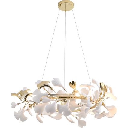 Zuma Line - Πολυέλαιος με καλώδιο 6xG9/42W/230V Ø 74 cm σε χρυσή απόχρωση