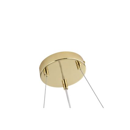 Zuma Line - Πολυέλαιος με καλώδιο 6xG9/42W/230V Ø 74 cm σε χρυσή απόχρωση
