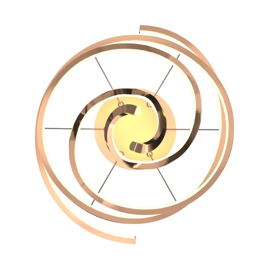 Zuma Line - Led Dimmable κρεμαστό φωτιστικό οροφής LED/68W/230V 3000/4000/6000K Ροζ χρυσό + τηλεχειριστήριο