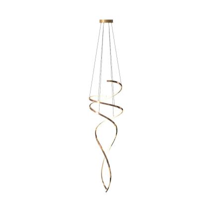 Zuma Line - Led Dimmable κρεμαστό φωτιστικό οροφής LED/68W/230V 3000/4000/6000K Ροζ χρυσό + τηλεχειριστήριο