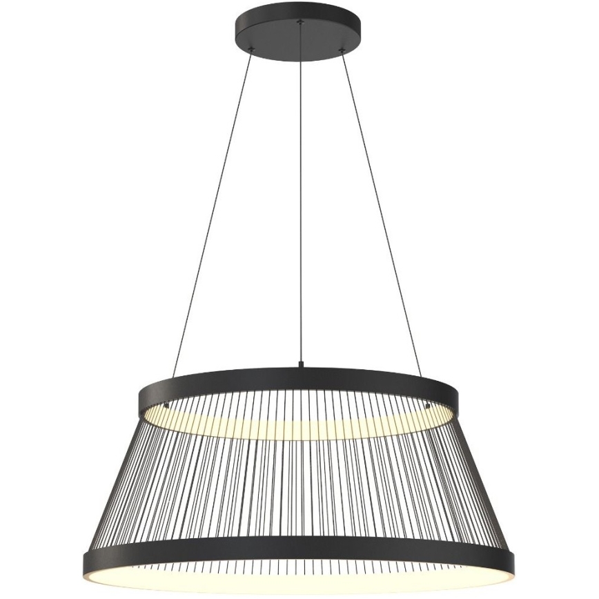 Zuma Line - Led Dimmable κρεμαστό φωτιστικό οροφής LED/53W/230V 2700-6000K μαύρο + τηλεχειριστήριο