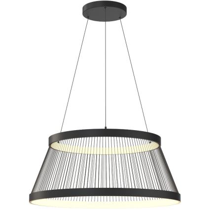Zuma Line - Led Dimmable κρεμαστό φωτιστικό οροφής LED/53W/230V 2700-6000K μαύρο + τηλεχειριστήριο