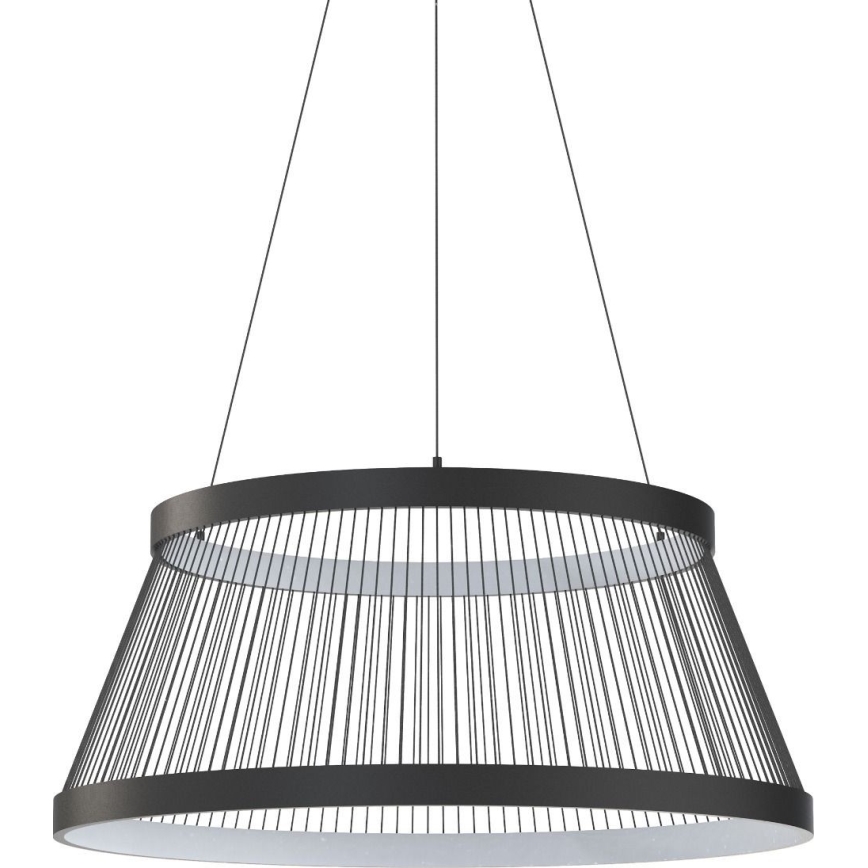 Zuma Line - Led Dimmable κρεμαστό φωτιστικό οροφής LED/53W/230V 2700-6000K μαύρο + τηλεχειριστήριο