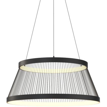 Zuma Line - Led Dimmable κρεμαστό φωτιστικό οροφής LED/53W/230V 2700-6000K μαύρο + τηλεχειριστήριο