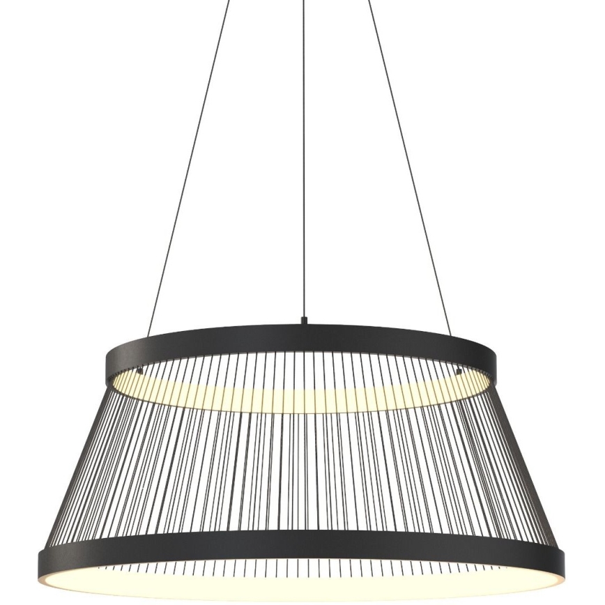 Zuma Line - Led Dimmable κρεμαστό φωτιστικό οροφής LED/53W/230V 2700-6000K μαύρο + τηλεχειριστήριο