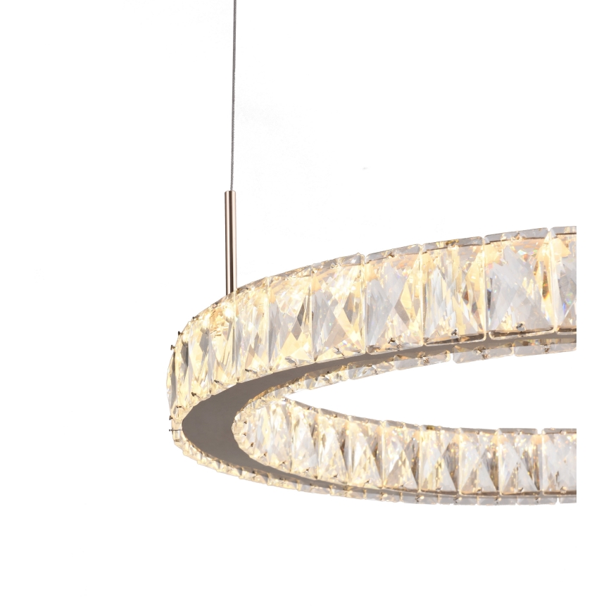 Zuma Line - Κρεμαστό φωτιστικό LED σε καλώδιο LED/36W/230V ροζ χρυσό