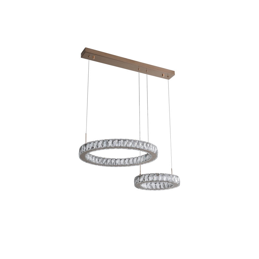 Zuma Line - Κρεμαστό φωτιστικό LED σε καλώδιο LED/36W/230V ροζ χρυσό