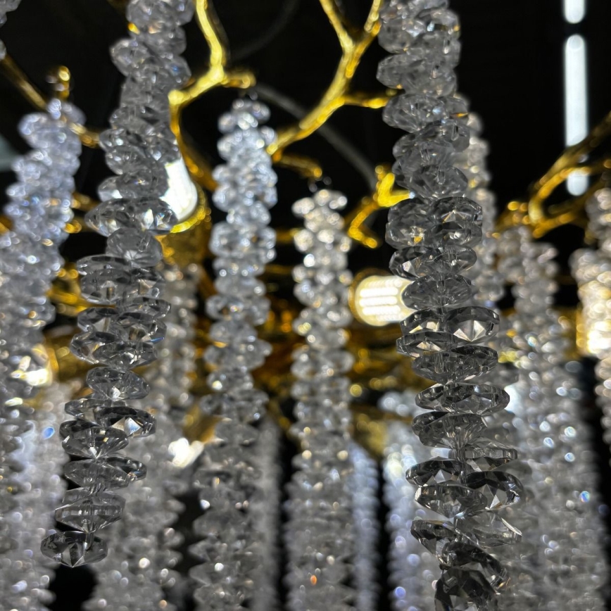 Zuma Line - Κρεμαστό φωτιστικό οροφής 8xG9/3,5W/230V χρυσό