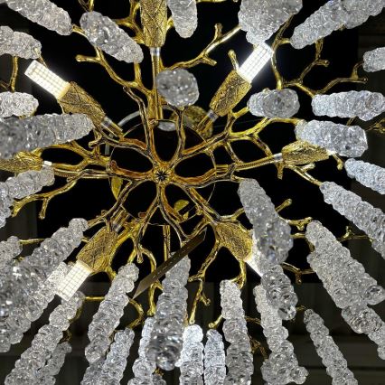 Zuma Line - Κρεμαστό φωτιστικό οροφής 8xG9/3,5W/230V χρυσό