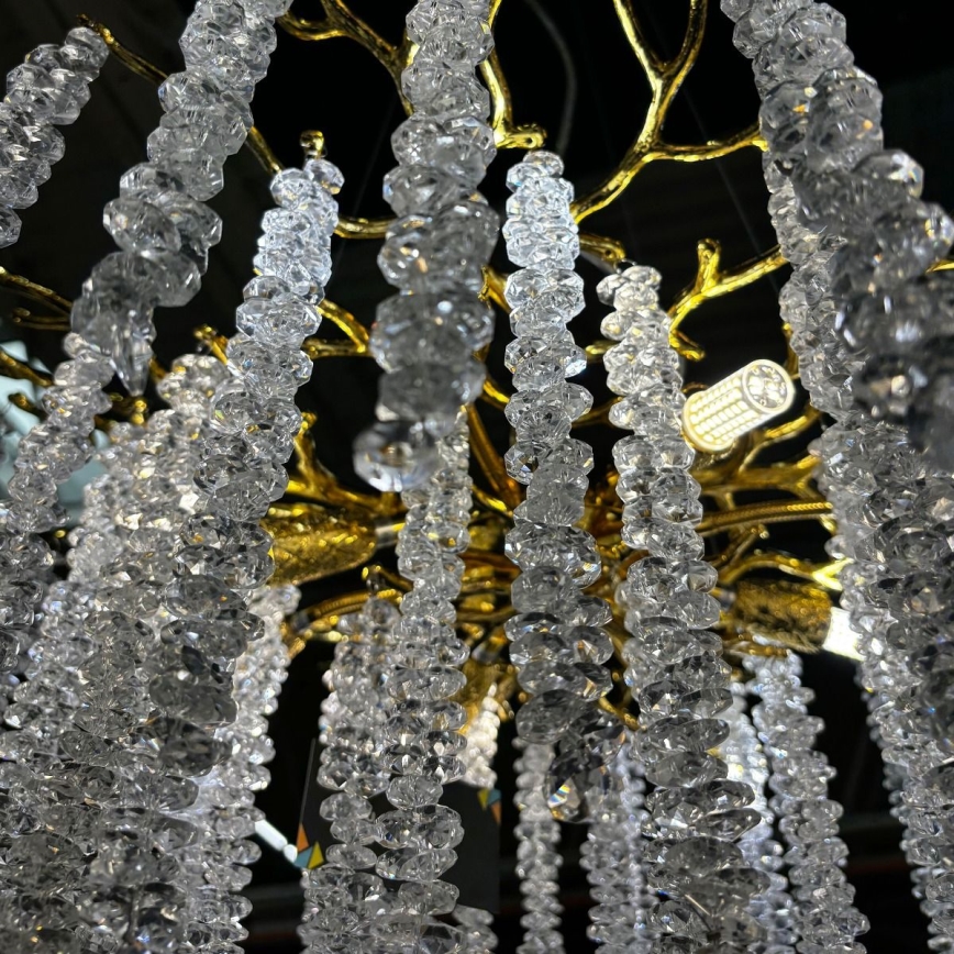 Zuma Line - Κρεμαστό φωτιστικό οροφής 8xG9/3,5W/230V χρυσό