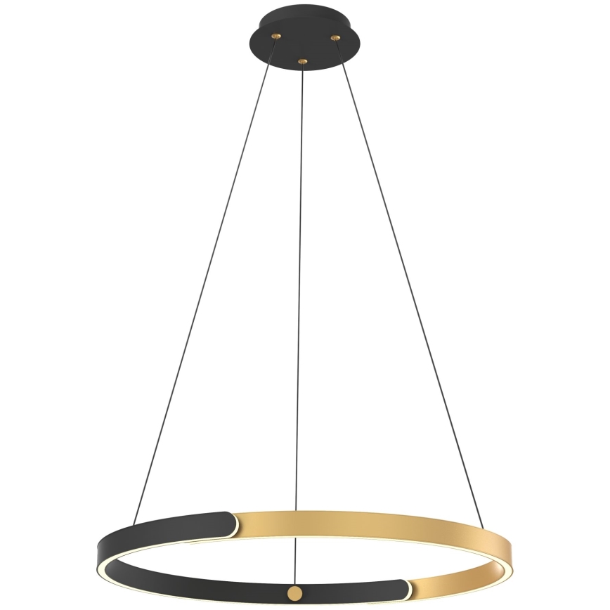 Zuma Line - Led Dimmable κρεμαστό φωτιστικό οροφής LED/30W/230V μαύρο/χρυσαφί
