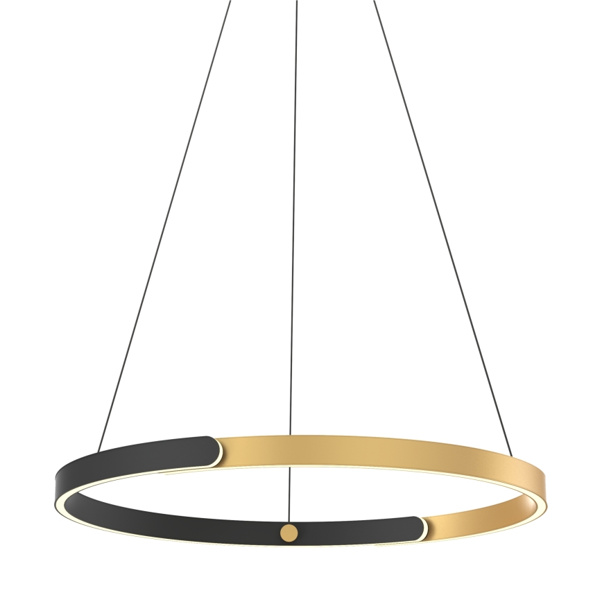 Zuma Line - Led Dimmable κρεμαστό φωτιστικό οροφής LED/30W/230V μαύρο/χρυσαφί