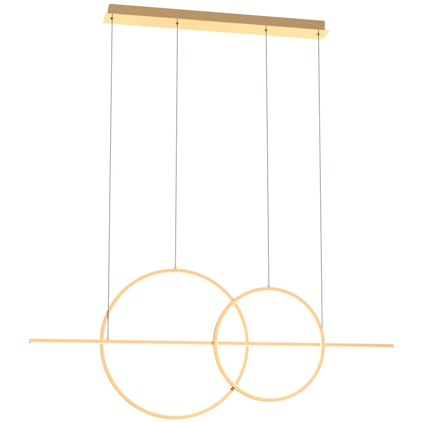 Zuma Line - Led Dimmable κρεμαστό φωτιστικό οροφής LED/34W/230V χρυσαφί