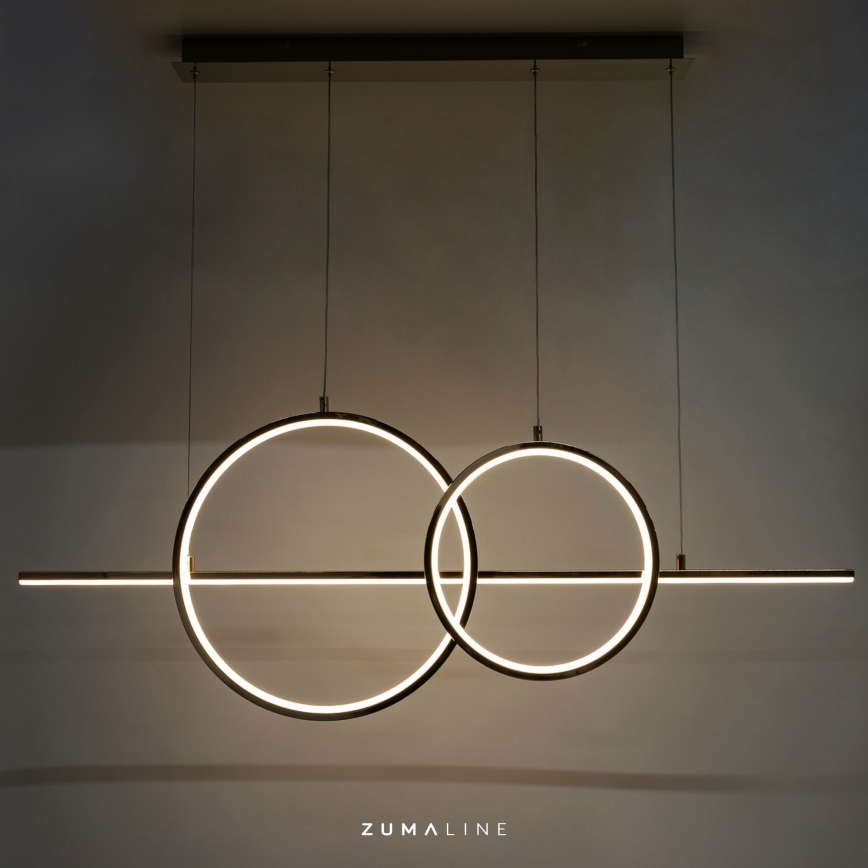 Zuma Line - Led Dimmable κρεμαστό φωτιστικό οροφής LED/34W/230V χρυσαφί