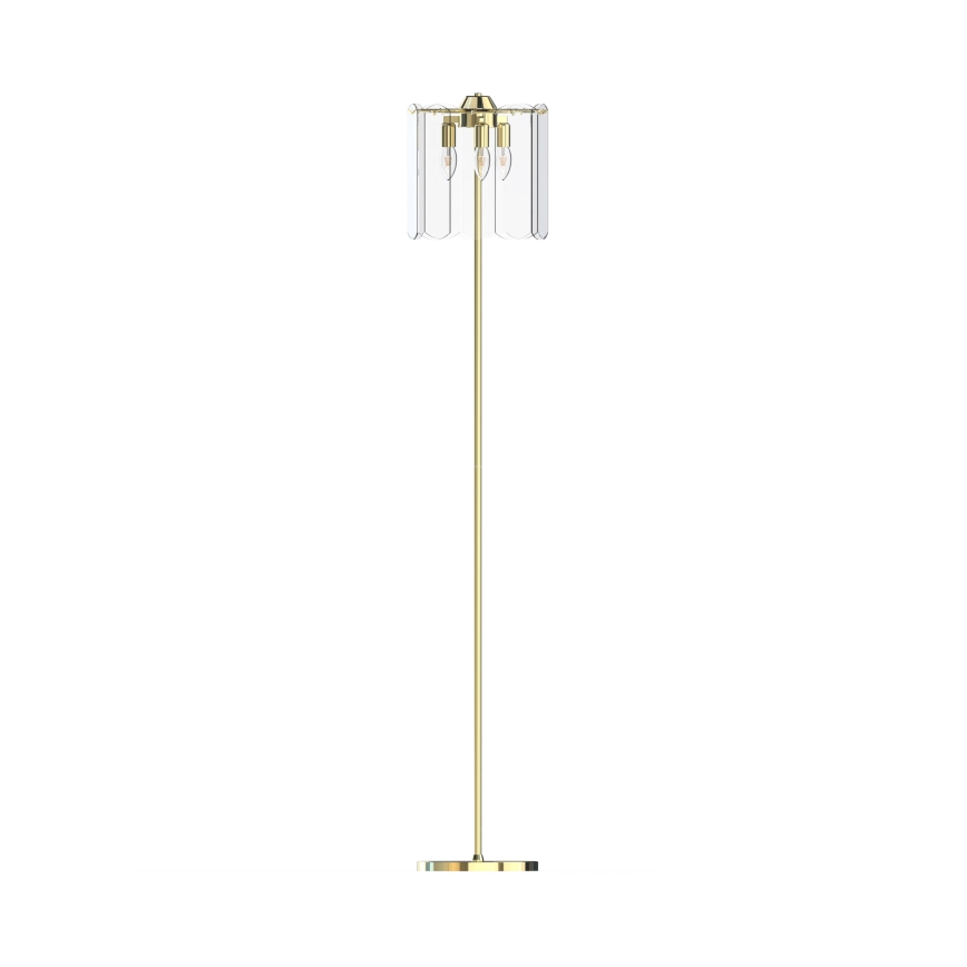 Zuma Line - Επιδαπέδια λάμπα 3xE14/40W/230V χρυσό