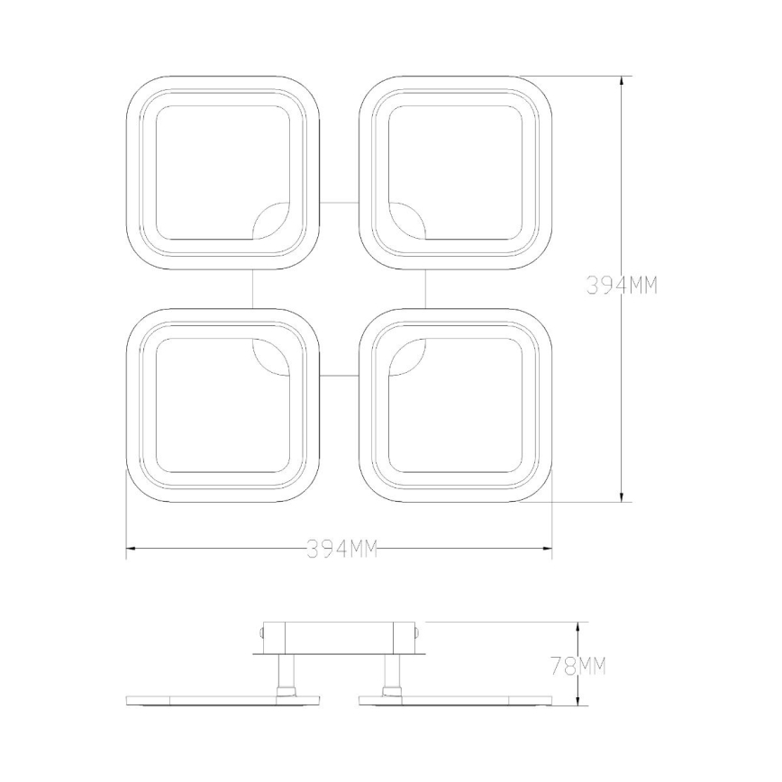 Zuma Line - LED Dimmable φωτιστικό οροφής LED/30W/230V 3000-6000K λευκό + τηλεχειριστήριο