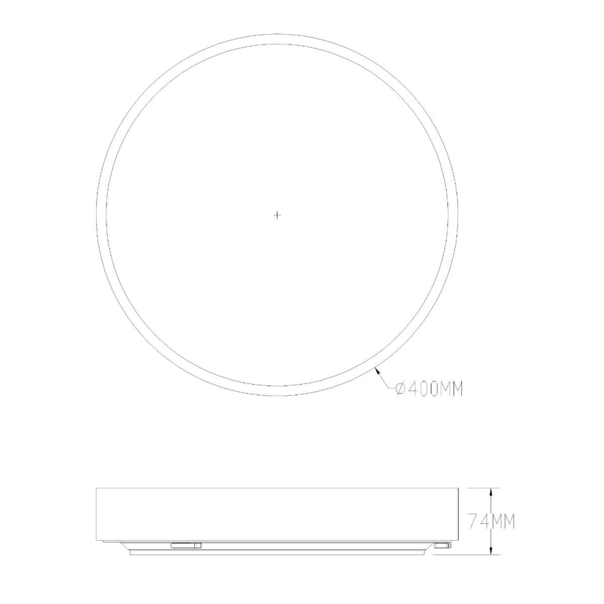 Zuma Line - LED Ρυθμιζόμενο φωτιστικό οροφής μπάνιου LED/36W/230V 3000-6000K διάμ. 40 εκ. IP44 ορείχαλκος + τηλεχειριστήριο