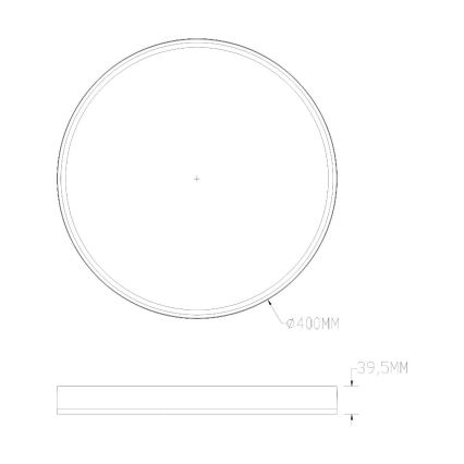 Zuma Line - Ρυθμιζόμενο φωτιστικό οροφής LED RGBW LED/32W/230V + LED/8W 3000-6000K μαύρο/χρυσό + τηλεχειριστήριο