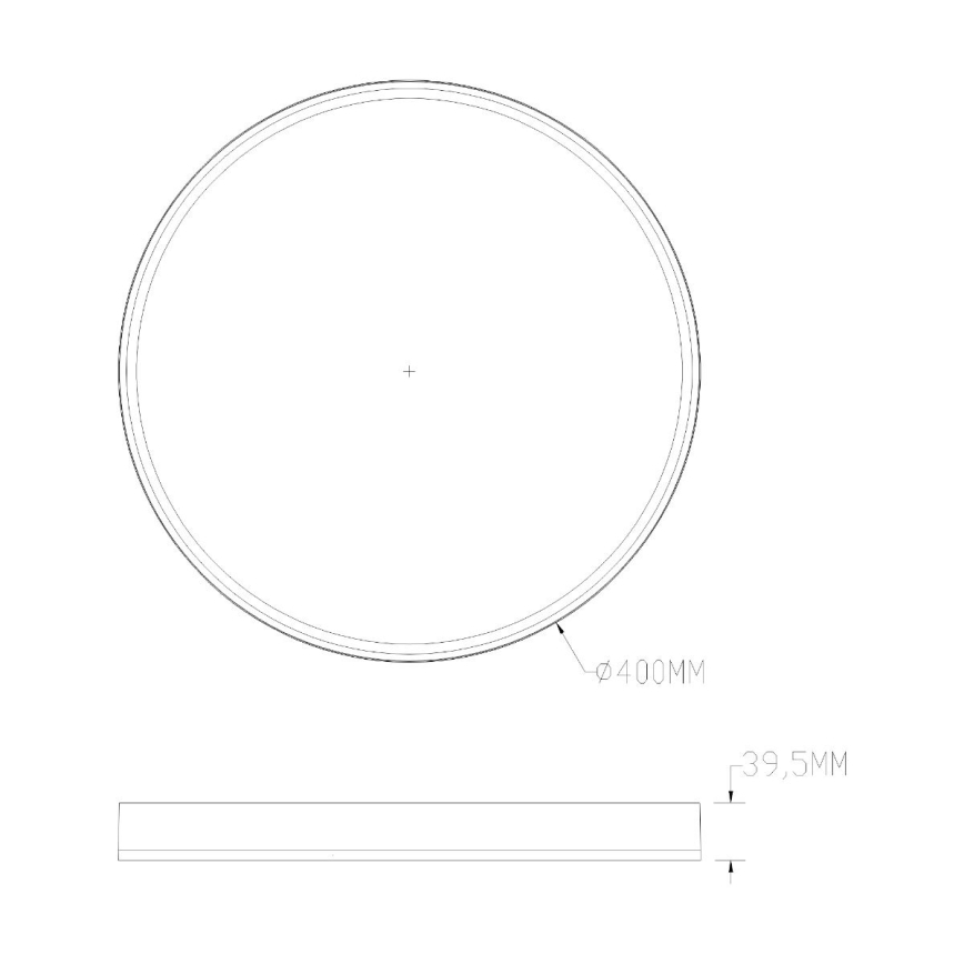 Zuma Line - LED RGBW Φωτιστικό οροφής μπάνιου dimming LED/32W/230V + LED/8W 3000-6000K IP44 μαύρο/χρυσό + τηλεχειριστήριο