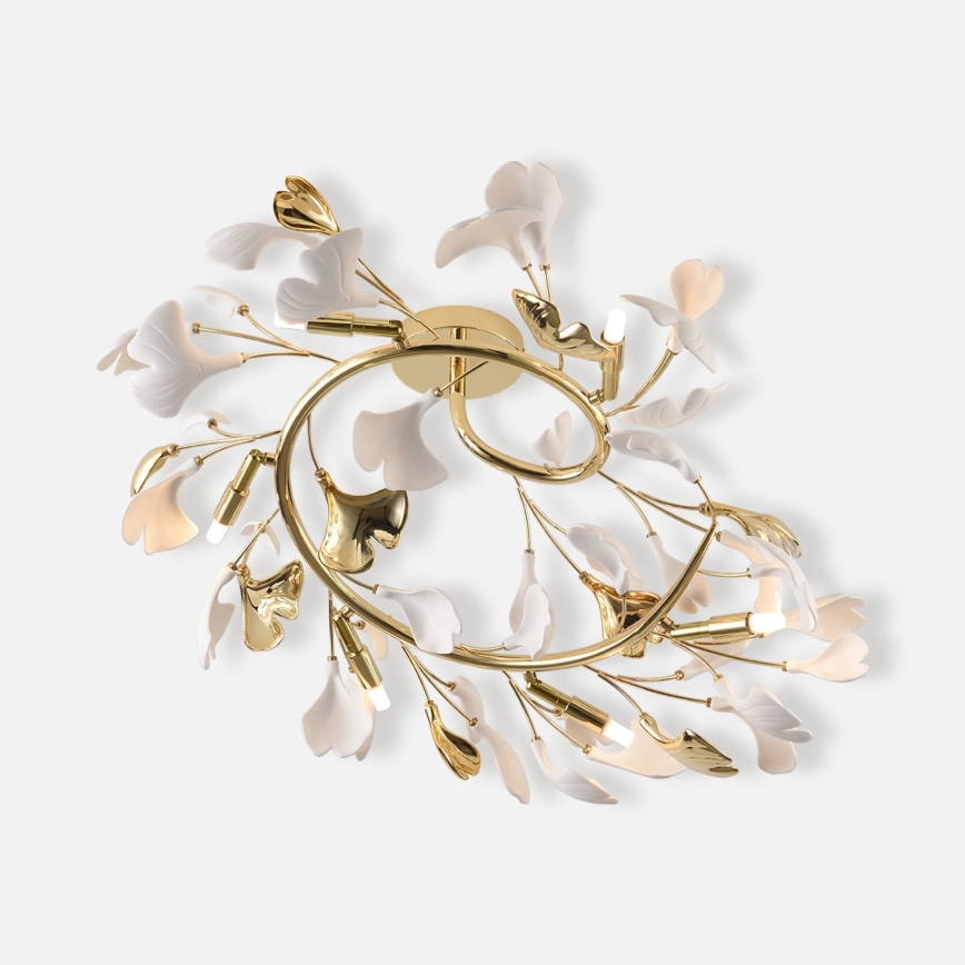 Zuma Line - Επιφανειακός πολυέλαιος οροφής 6xG9/42W/230V διάμ. 70 εκ. χρυσός