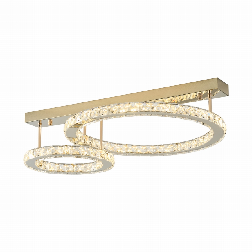 Zuma Line - Ρυθμιζόμενο φωτιστικό οροφής LED 36W/230V, χρυσό