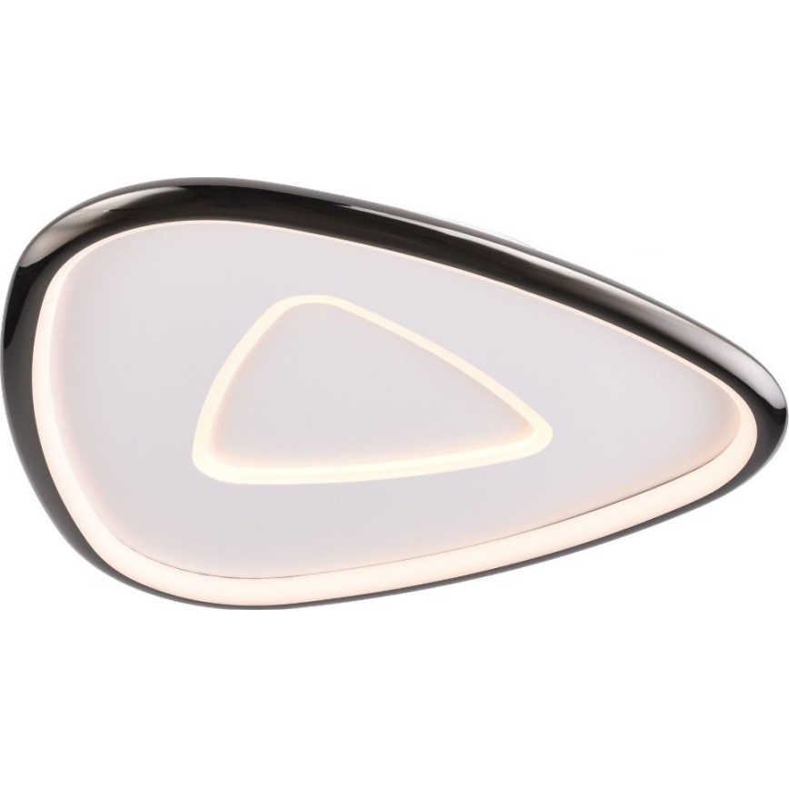 Zuma Line - LED Dimmable φωτιστικό οροφής LED/27W/230V 3000K μαύρο γυαλιστερό χρώμιο