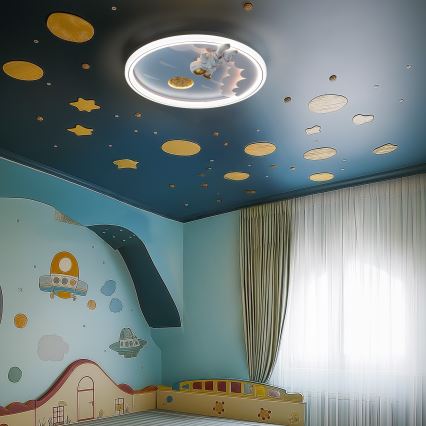 Zuma Line - LED Dimmable κρεμαστό φωτιστικό οροφής LED/42W/230V 3000/5700K αστροναύτης