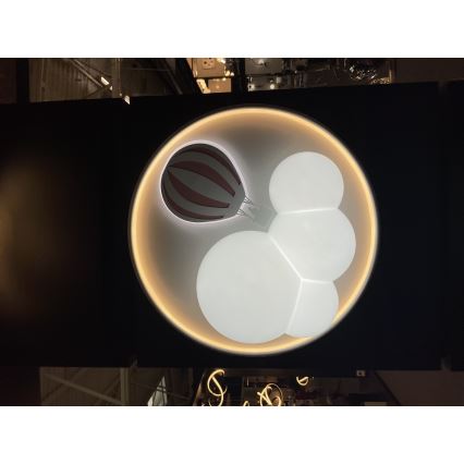 Zuma Line - LED Dimmable παιδικό φωτιστικό οροφής LED/42W/230V 3000/5700K ροζ