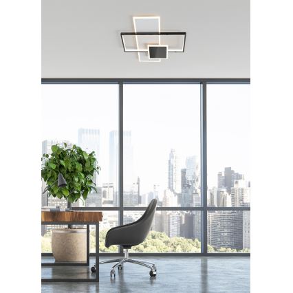 Zuma Line - LED Dimmable φωτιστικό οροφής LED/46W/230V μαύρο