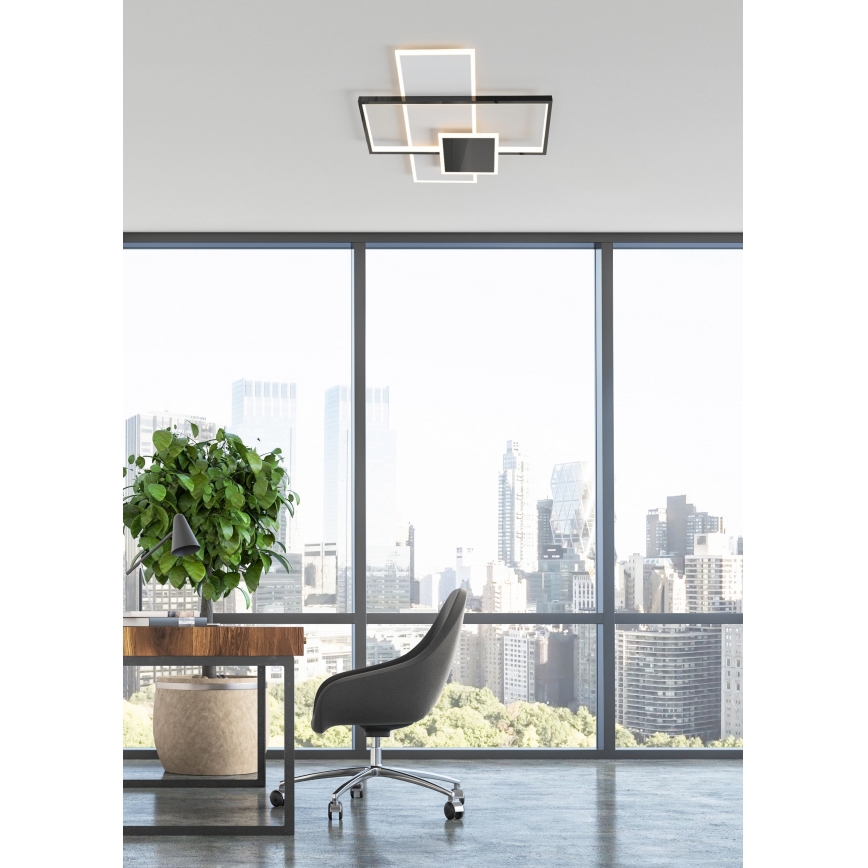 Zuma Line - LED Dimmable φωτιστικό οροφής LED/46W/230V μαύρο