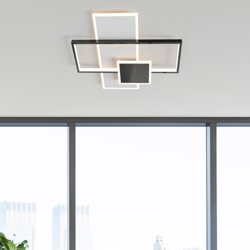 Zuma Line - LED Dimmable φωτιστικό οροφής LED/46W/230V μαύρο