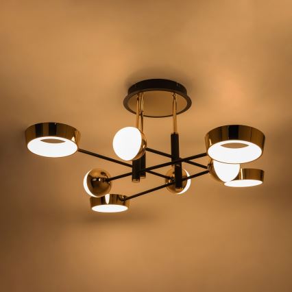 Zuma Line - LED ρυθμιζόμενη πλαφονιέρα LED/60W/230V χρυσή/μαύρη