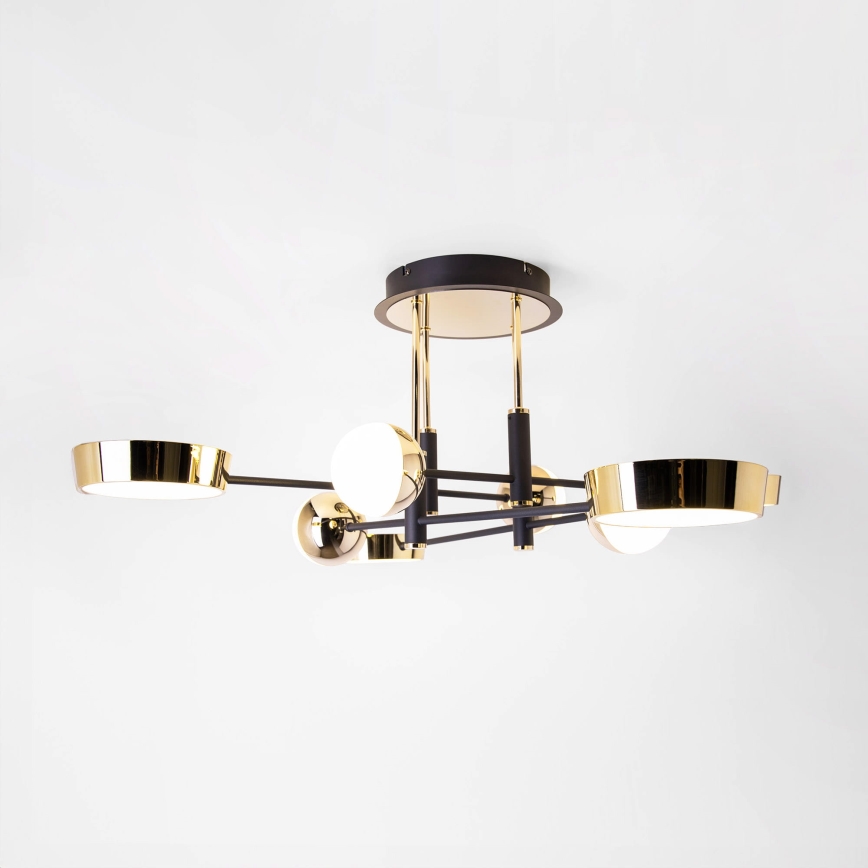 Zuma Line - LED ρυθμιζόμενη πλαφονιέρα LED/60W/230V χρυσή/μαύρη