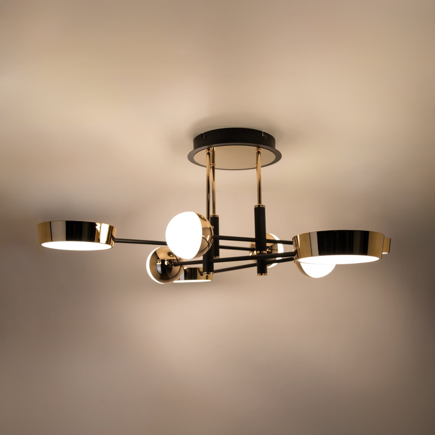 Zuma Line - LED ρυθμιζόμενη πλαφονιέρα LED/60W/230V χρυσή/μαύρη
