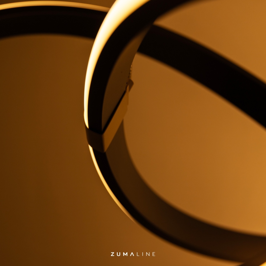 Zuma Line - LED Ρυθμιζόμενο φωτιστικό οροφής LED/44W/230V μαύρο/χρυσό