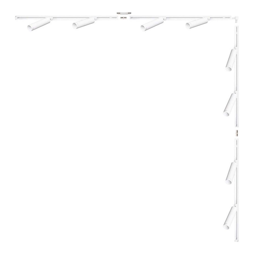 Zuma Line - Σποτ σε σύστημα ράγας 8xGU10/35W/230V, λευκό