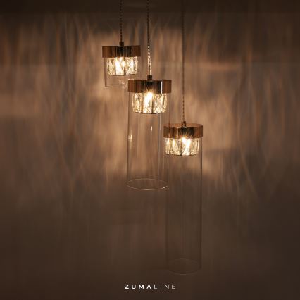 Zuma Line - Κρυστάλλινο πολύφωτο κρεμαστό 3xG9/28W/230V