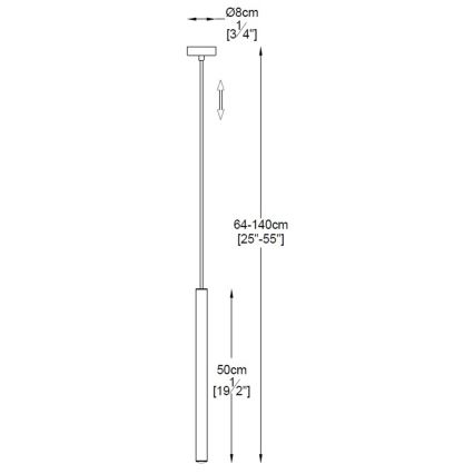 Zuma Line - LED Πολύφωτο κρεμαστό LED/5W/230V