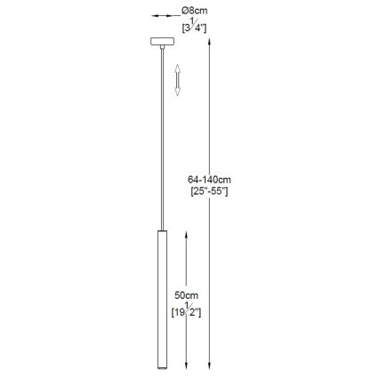 Zuma Line  - LED Πολύφωτο κρεμαστό LED/5W/230V